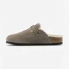 Zuecos de mujer con pelo Pepe Moll Vania Taupe - Thumbnail Image 7