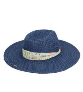 36700-536_2.jpg Sombrero rafia Anekke azul marino con cinta ajustable