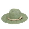 36700-537.jpg Sombrero rafia Anekke verde con cinta ajustable