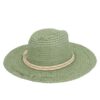 36700-537_2.jpg Sombrero rafia Anekke verde con cinta ajustable