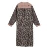 Vestido camisero playa Anekke estampado leopardo oscuro