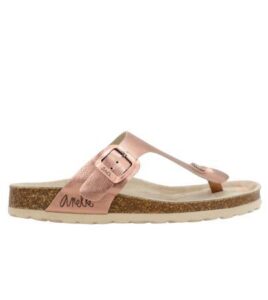 Sandalias Anekke BIO en piel metalizado