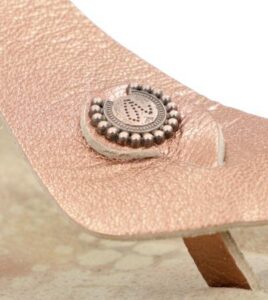 Sandalias Anekke BIO en piel metalizado