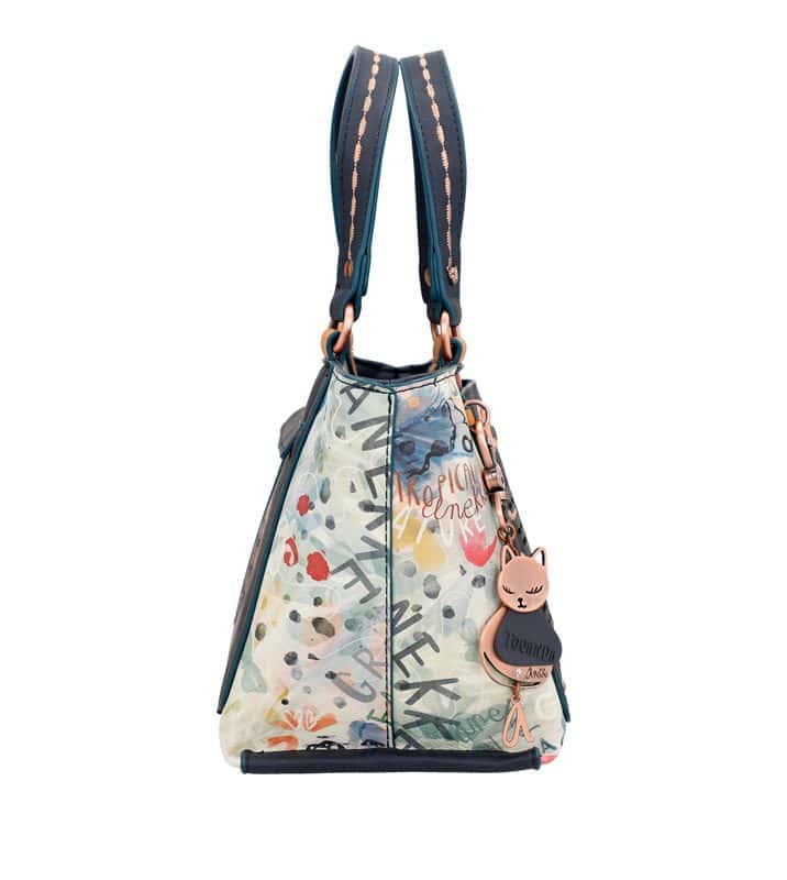 Bolso Tote azul marino Anekke Natura Pachamama