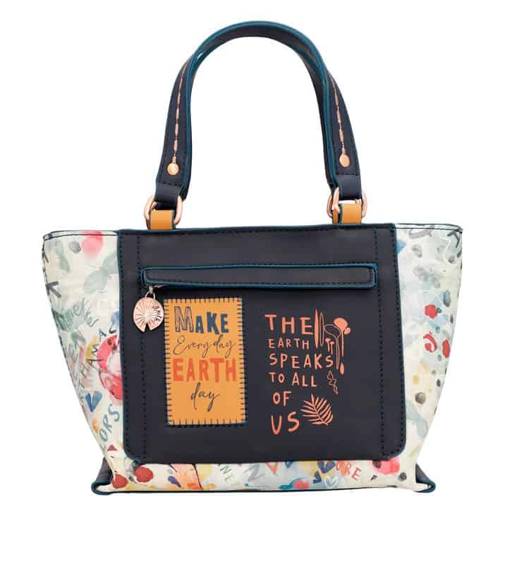 Bolso Tote azul marino Anekke Natura Pachamama