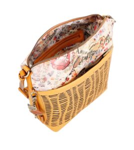 Bandolera grande mostaza Anekke Natura Pachamama