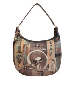 Bolso de hombro Anekke Shoen Brown