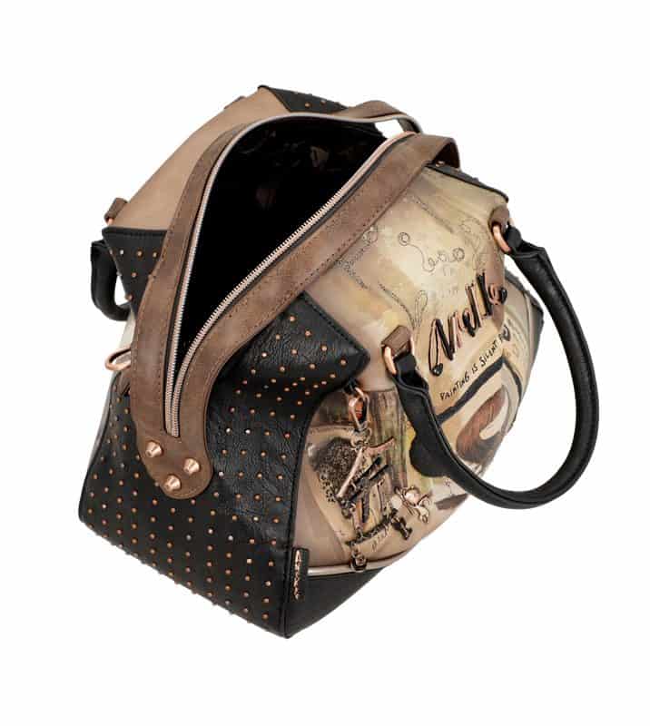 Bolso de asa corta Anekke Shoen Black