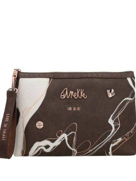 Bolso de mano marrón Anekke Nature Shodo