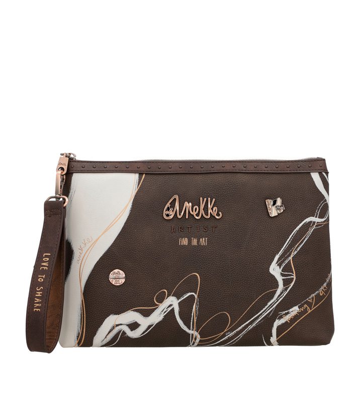 Bolso de mano marrón Anekke Nature Shodo