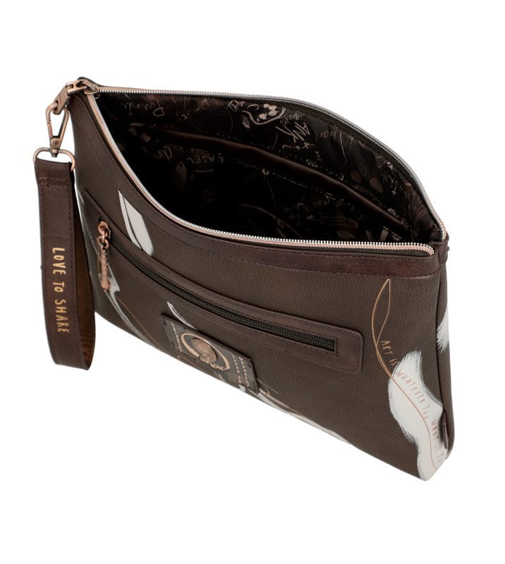 Bolso de mano marrón Anekke Nature Shodo