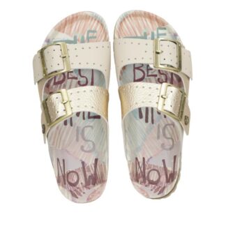 Sandalias doradas Anekke