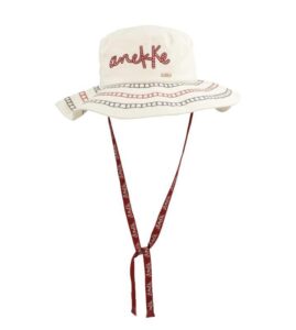 Bucket hat blanco Anekke