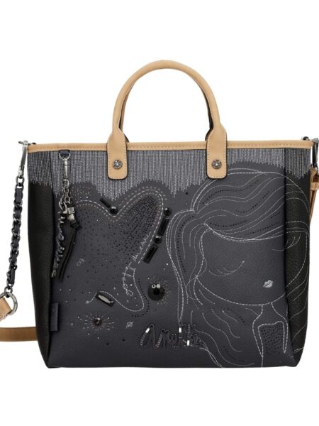 Bolso tote azul marino Anekke Studio