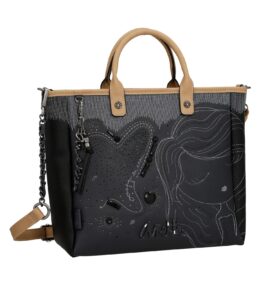 Bolso tote azul marino Anekke Studio