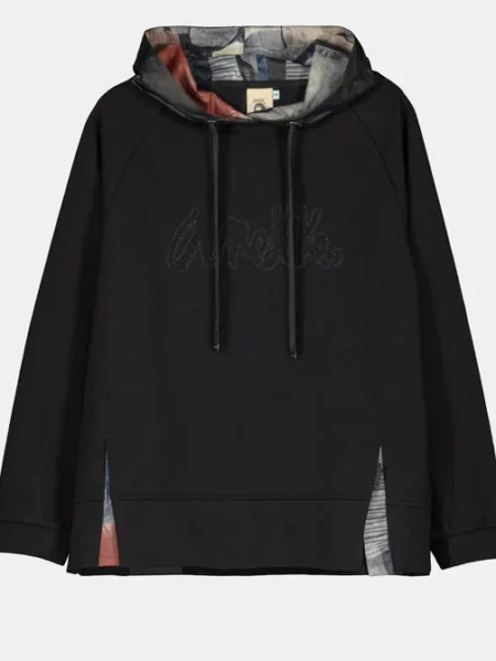 Sudadera negra capucha S/M