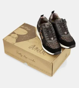 Deportivas negras con cuña Anekke Dreams - Thumbnail Image 6