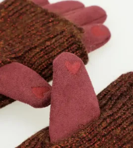 Guantes extensibles burdeos Anekke - Thumbnail Image 4