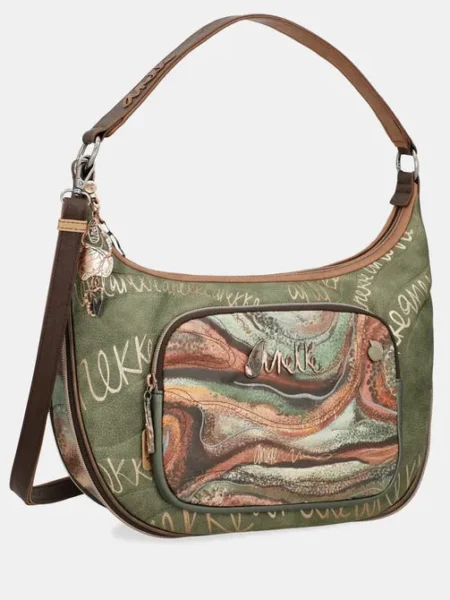 Bolso de hombro ovalado grande Anekke Outer