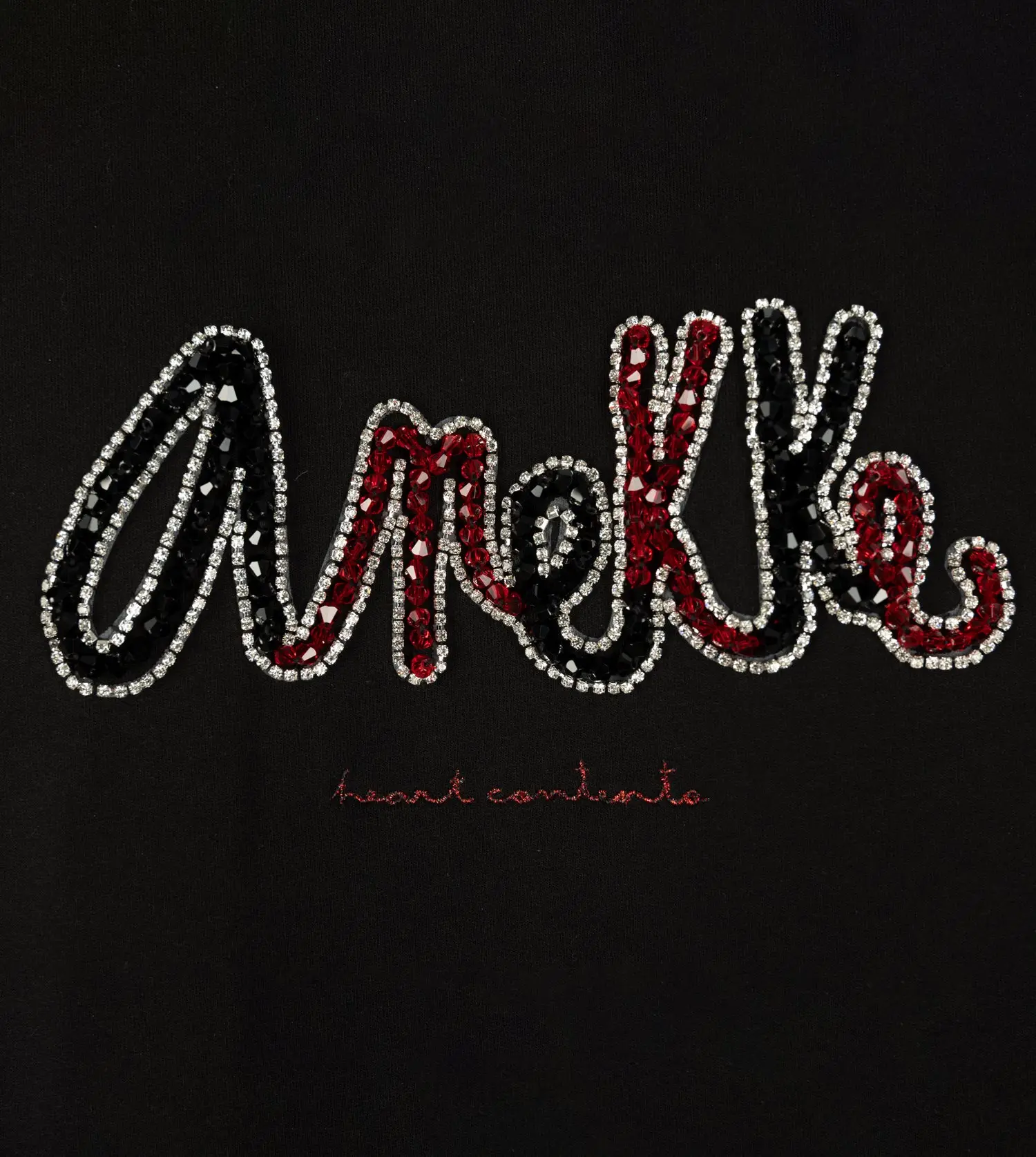 Vestido manga corta negro