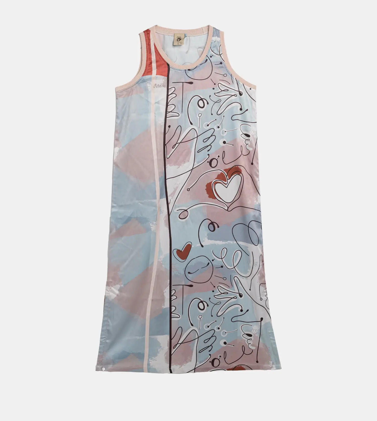 Vestido largo sin mangas Anekke Ole