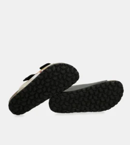 Sandalias Negras Y Blancas Suela Eva