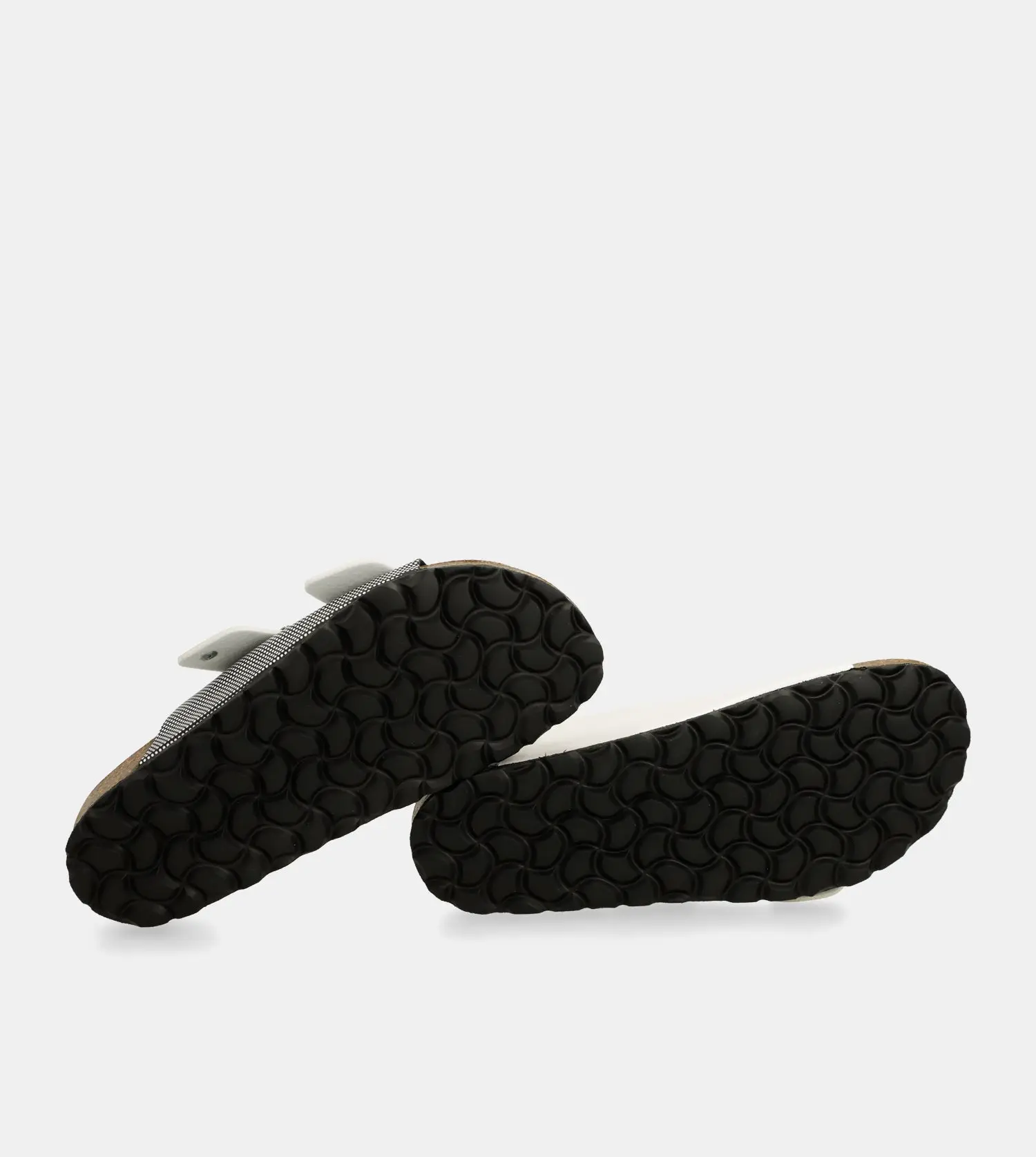 Sandalias Blancas Con Patrón Suela Eva
