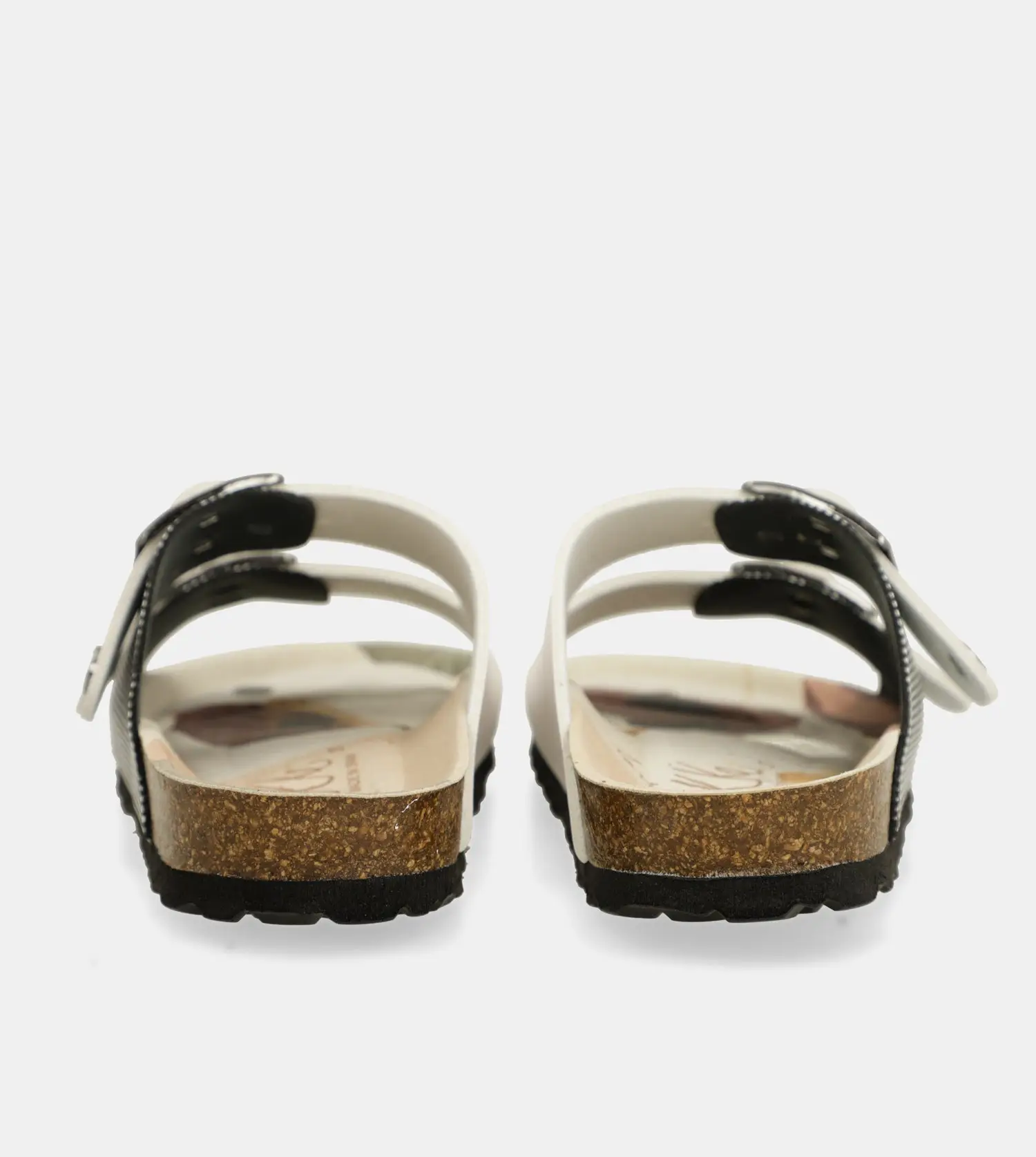 Sandalias Blancas Con Patrón Suela Eva