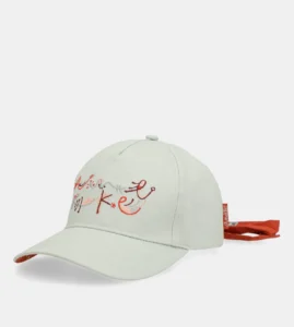 Gorra Anekke de Béisbol, Verde, Lazo Rojo