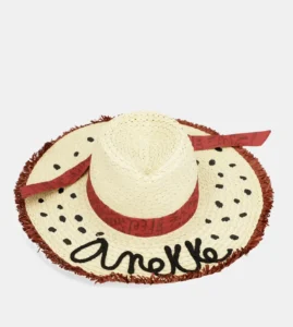 Sombrero de Rafia Anekke Lunares