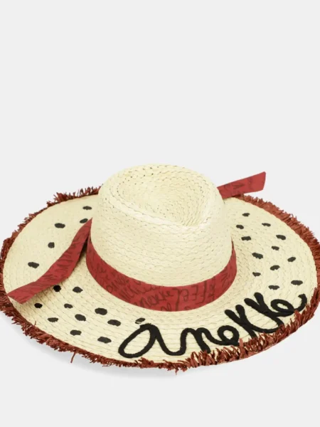 Sombrero de Rafia Anekke Lunares