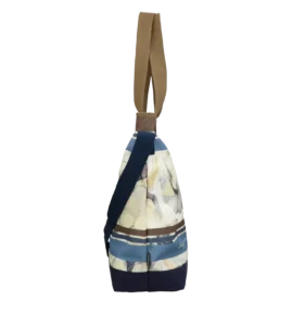 Bolsa De Playa marrón y azul
