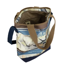Bolsa De Playa marrón y azul