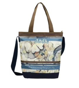 Bolsa De Playa marrón y azul