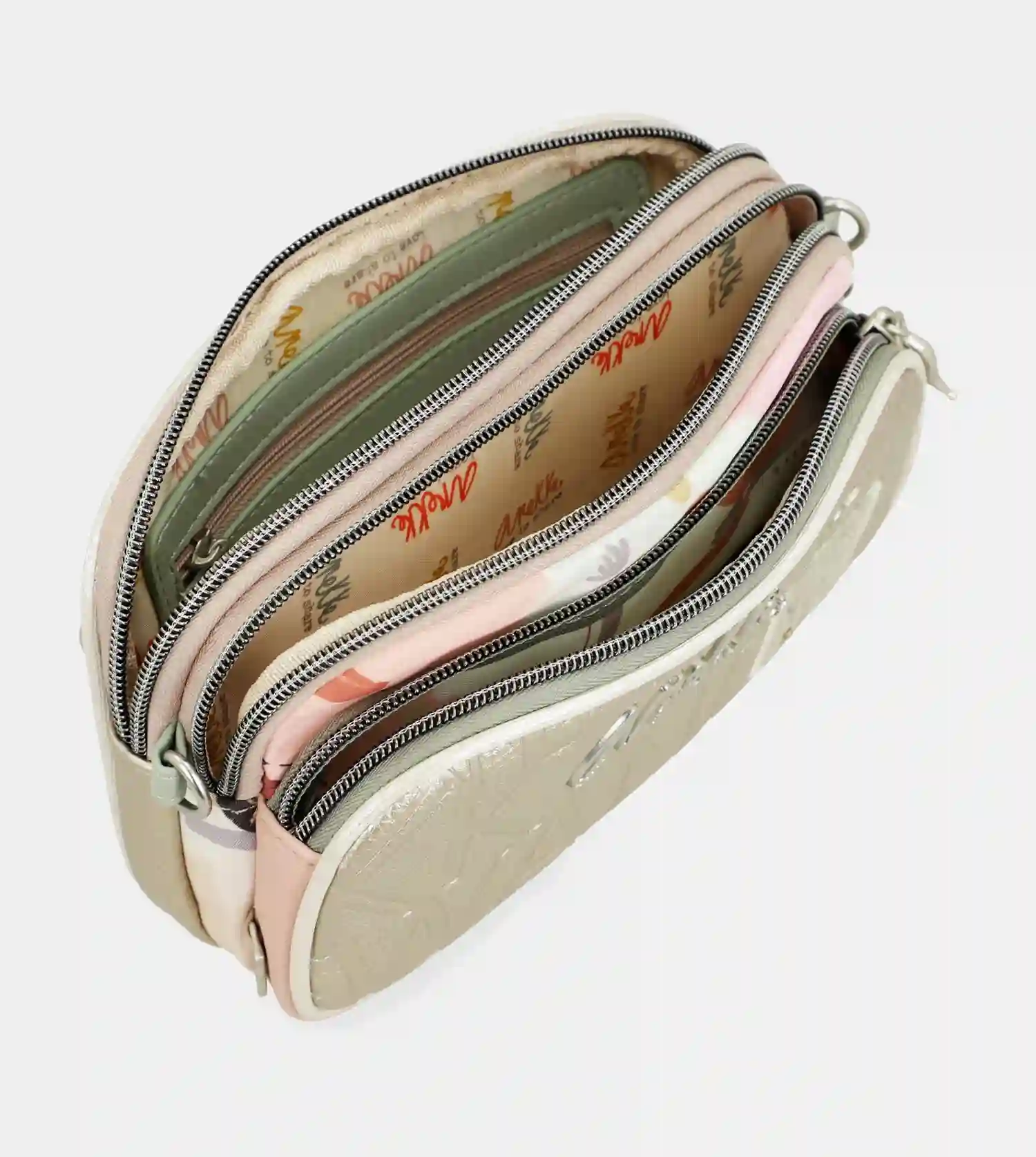 Bandolera Pequeña 3 Compartimentos Anekke Smart