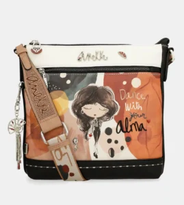 Bandolera con bolsillo frontal Alma - Thumbnail Image 4
