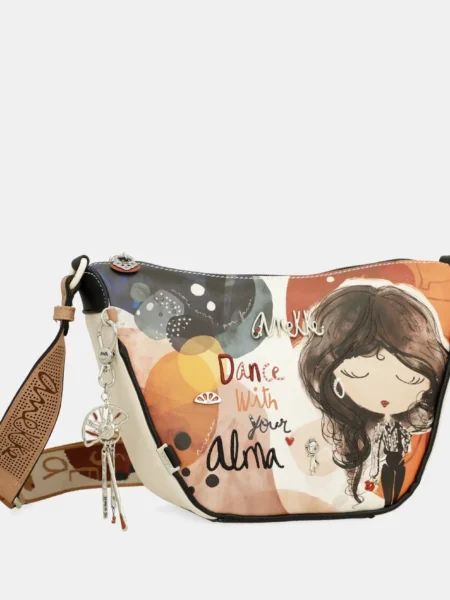 Bandolera tamaño mediano ovalada Alma