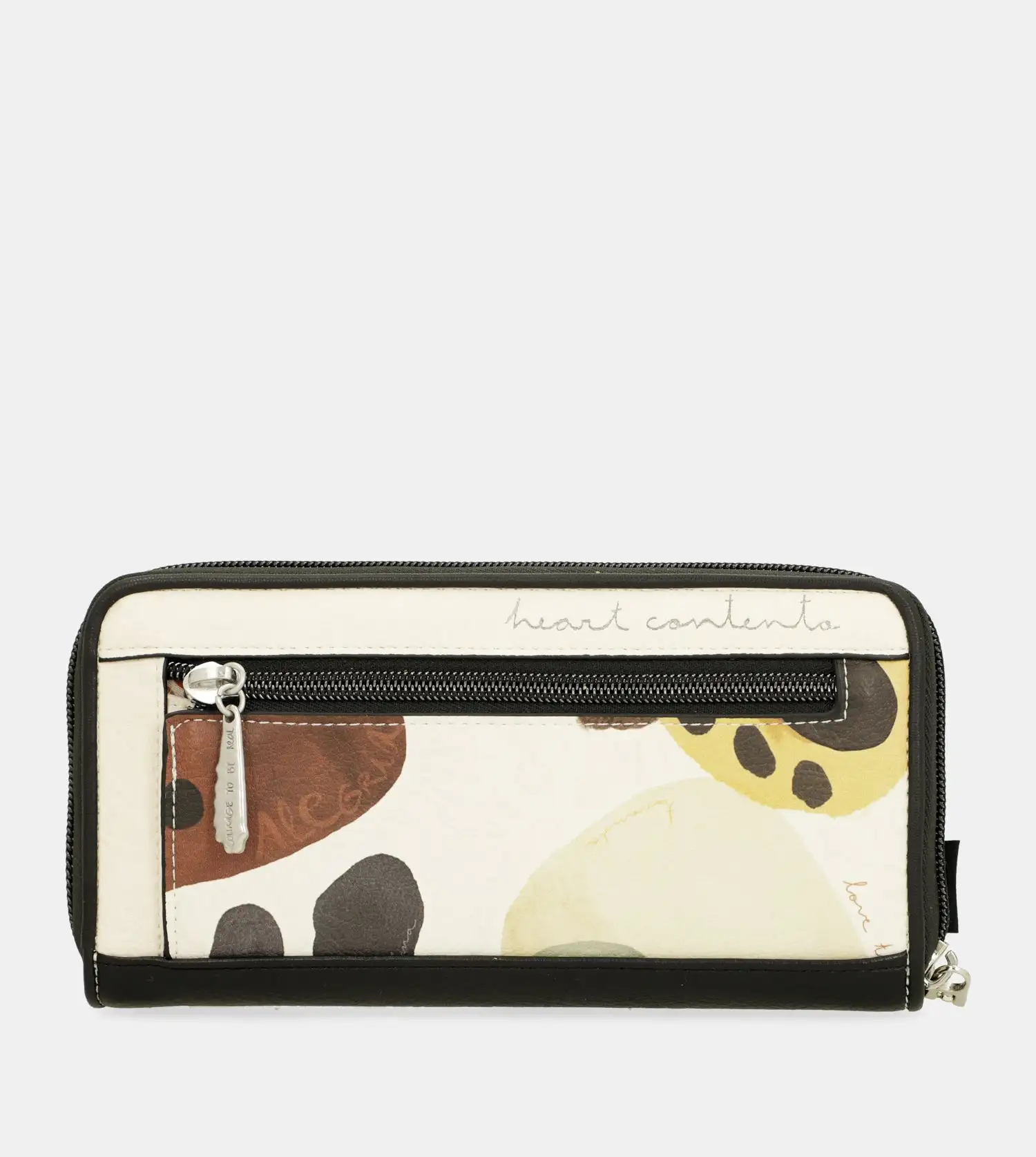 Billetero Anekke Lunares Grande Cremallera RFID