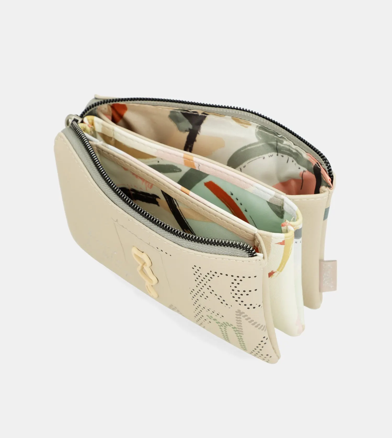 Monedero Anekke Alma Triple Compartimento, Pequeño