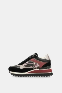 Zapatillas London Antracite burdeos