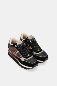 Zapatillas London Antracite burdeos