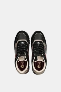 Zapatillas London Antracite burdeos