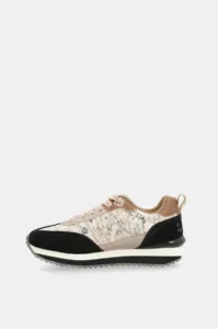 Zapatilla New York Negro-Oro
