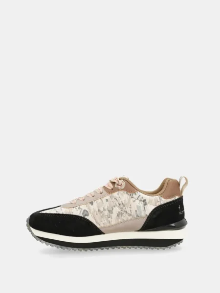 Zapatilla New York Negro-Oro