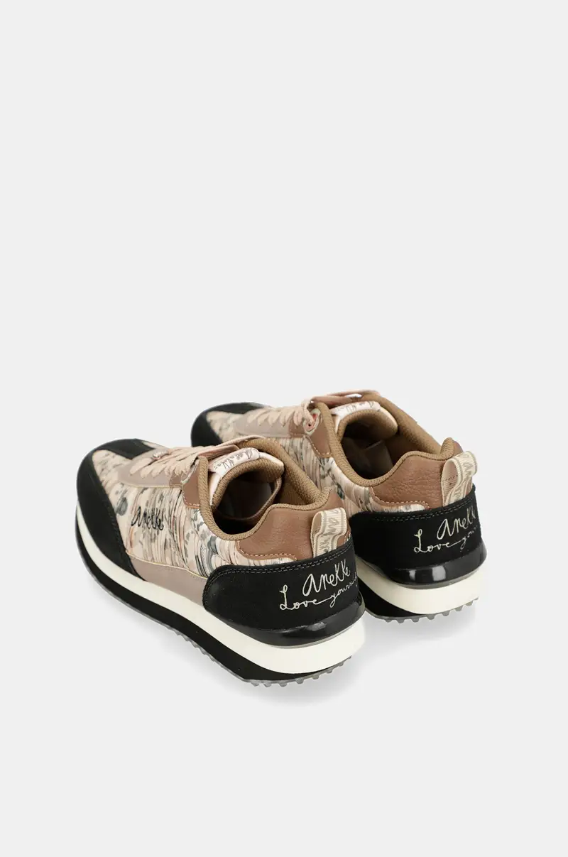 Zapatilla New York Negro-Oro