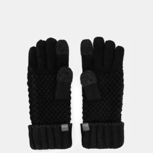 Guantes de punto negro