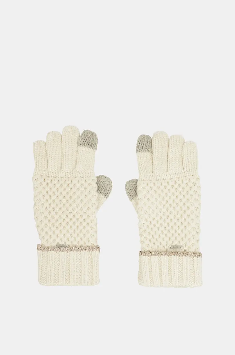 Guantes de punto crudo