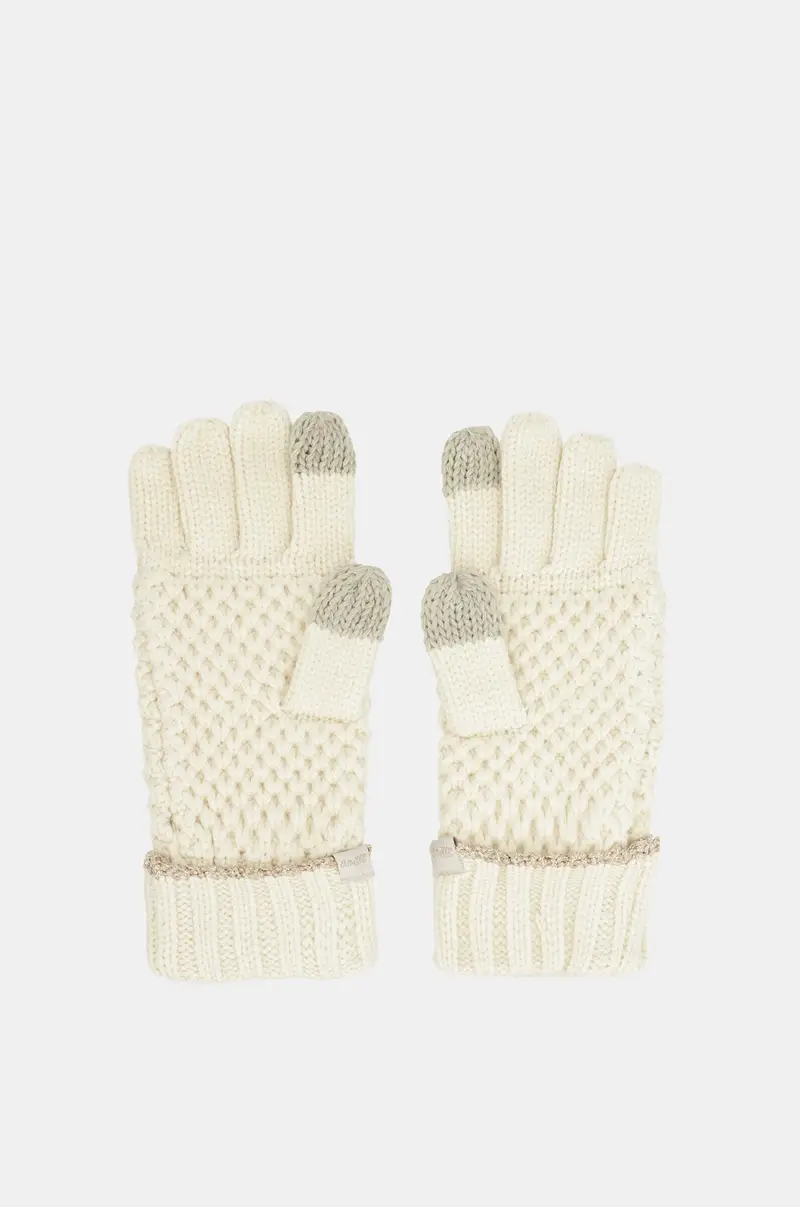 Guantes de punto crudo