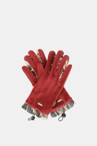 41482-051_3 Guantes de tejido burdeos
