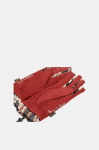41482-051_4 Guantes de tejido burdeos